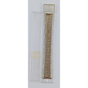Speidel Gold Twist O Flex Stainless Steel Mens Watch Band